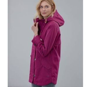 Joules berry rain coat size 6